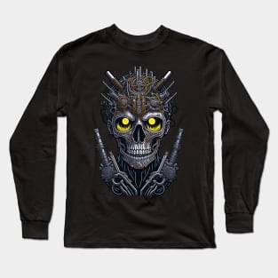 Cyborg Heads S03 D77 Long Sleeve T-Shirt